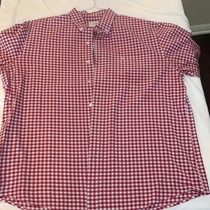 Dockers XL Red Check LS shirt